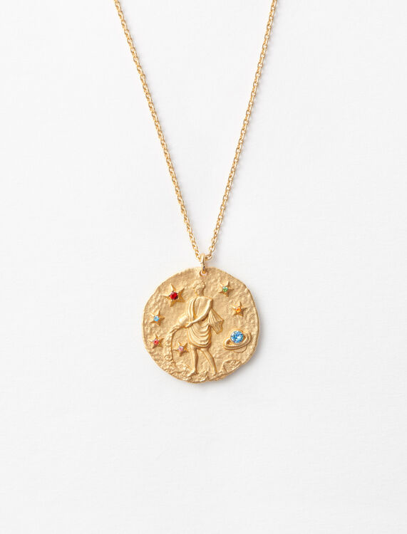 Aquarius zodiac sign necklace - Jewelry - MAJE