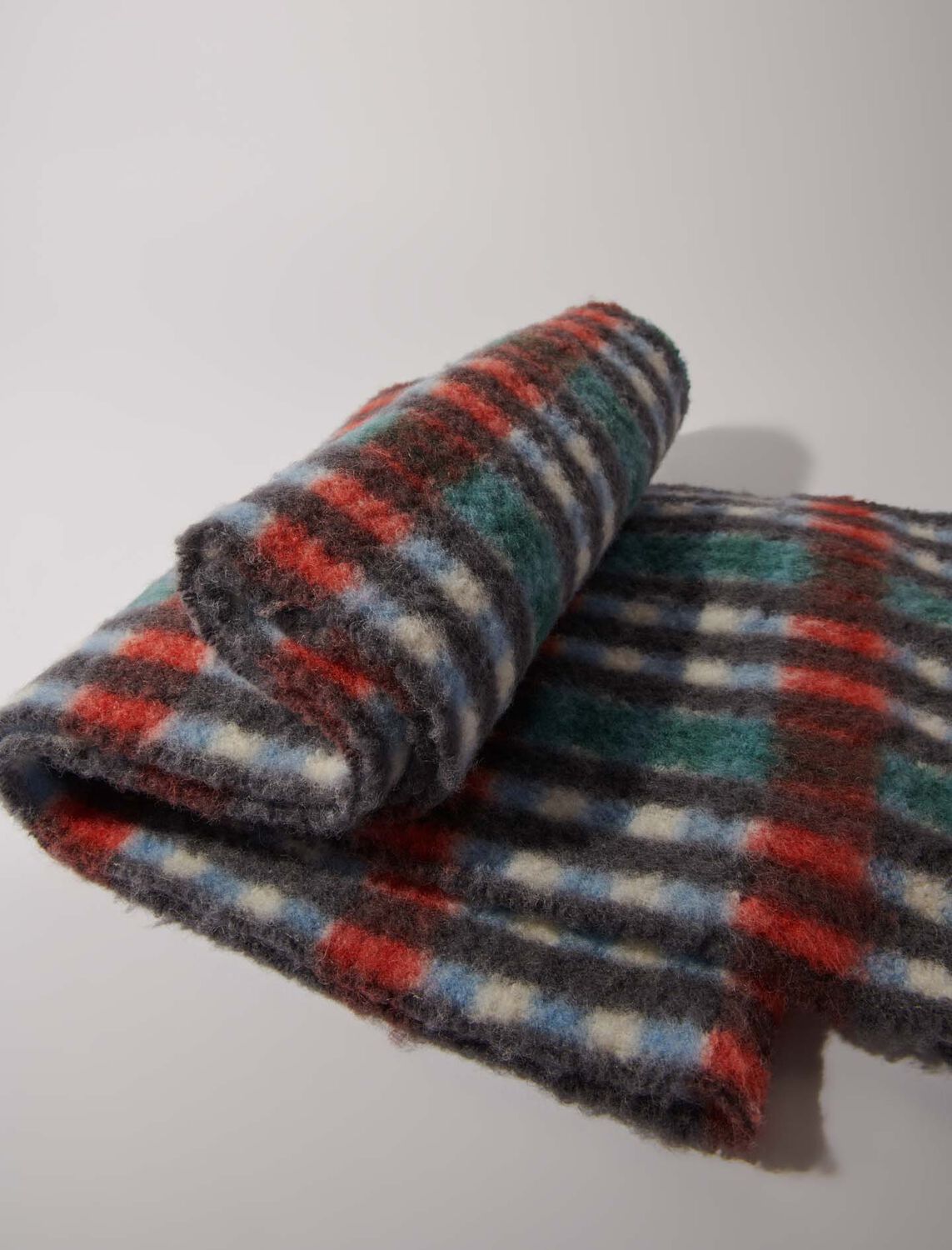 Alpaca blend check scarf : Fall-Winter Collection color 