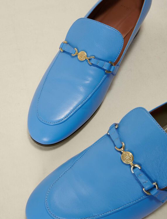 Leather loafers - Sling-Back & Sandals - MAJE