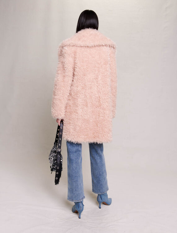 Faux fur coat - Coats - MAJE