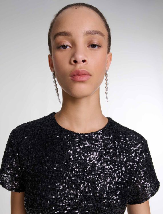 Short sequin dress - Fall-Winter Collection - MAJE