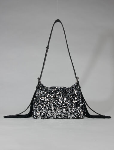 Sequin mini Miss M bag : M Bag color Black