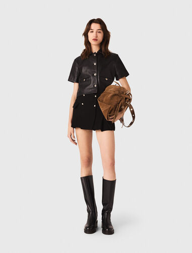 maje : Skirts & Shorts 顏色 黑色/BLACK