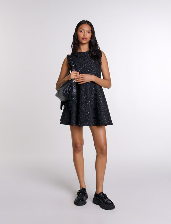 Rhinestone playsuit dress - Jumpshort & Jumpsuits - MAJE