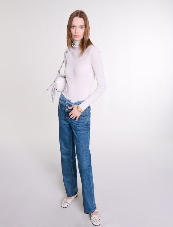 Double waistband jeans - Fall-Winter Collection - MAJE