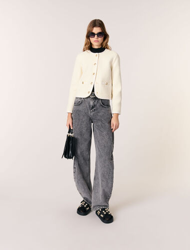 Maje : readytowear-blazers 顏色 淡褐色/ECRU