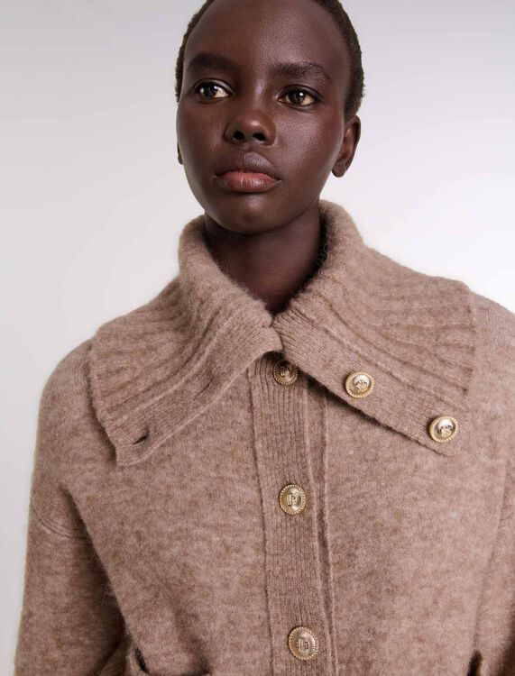 Wool-blend cardigan - Fall-Winter Collection - MAJE