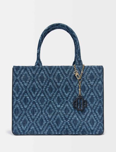 Tote bag with graphic motif : 40% Off color Indigo