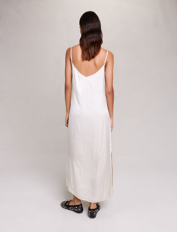 Satin-look maxi dress - Fall-Winter Collection - MAJE