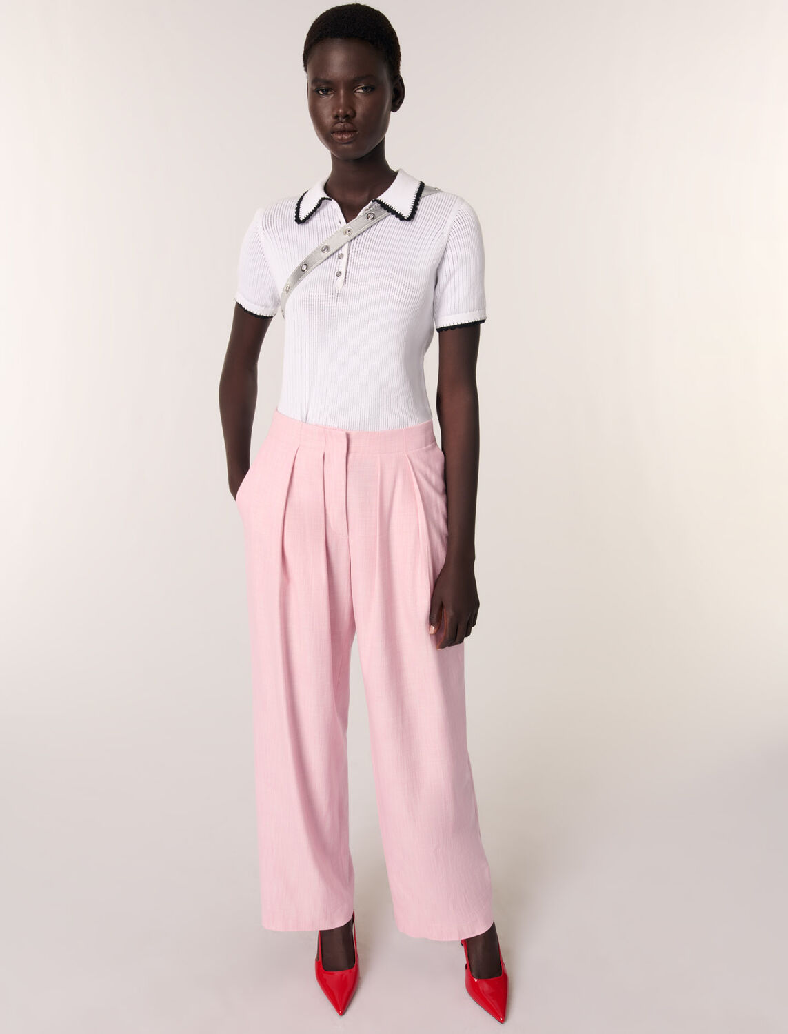 Suit trousers : Trousers & Jeans color Pink