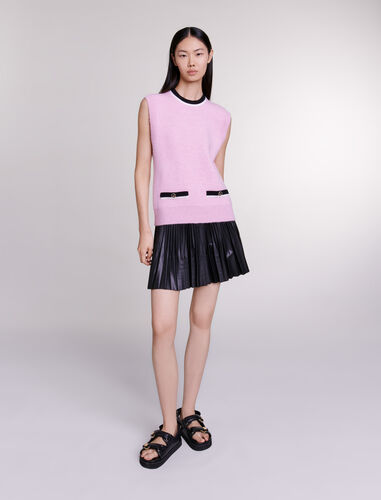 Sleeveless jumper : View All color pink