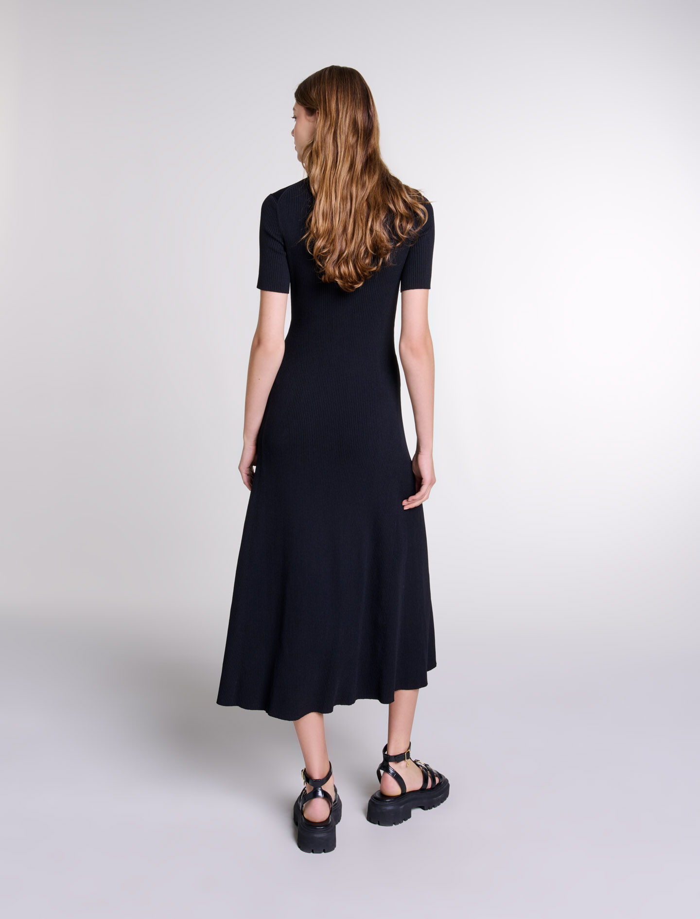 124ROKANE Knit maxi dress Dresses Maje