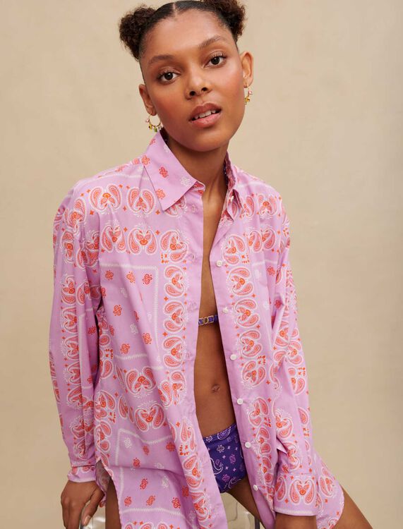 Paisley print shirt - Shirts - MAJE