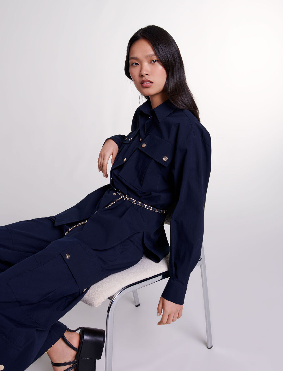 Belted long shirt : Fall-Winter Collection color 