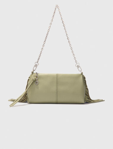 Miss M plain leather clutch bag : 30% Off color Black