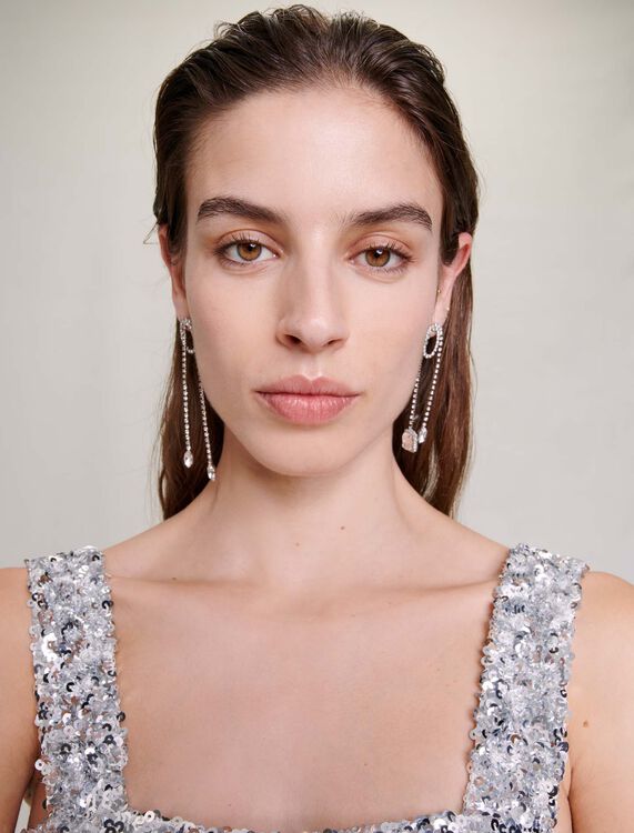 Sequinned top - T-Shirts - MAJE