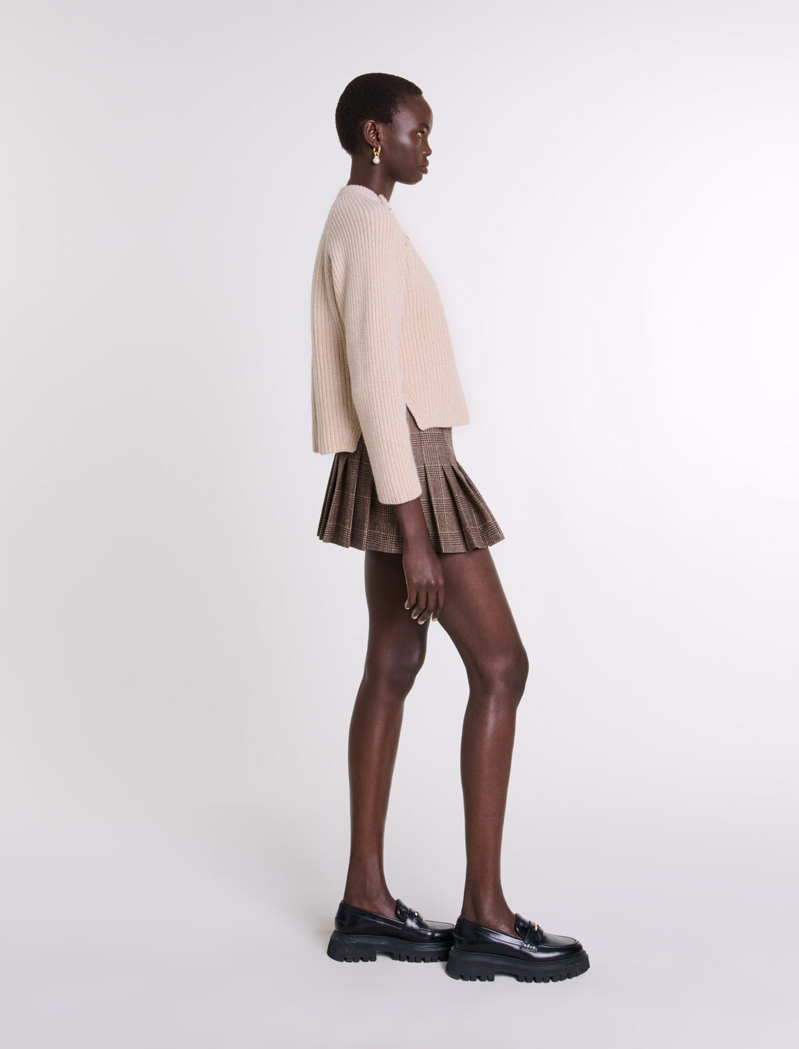 Ribbed wool jumper - Fall-Winter Collection - MAJE