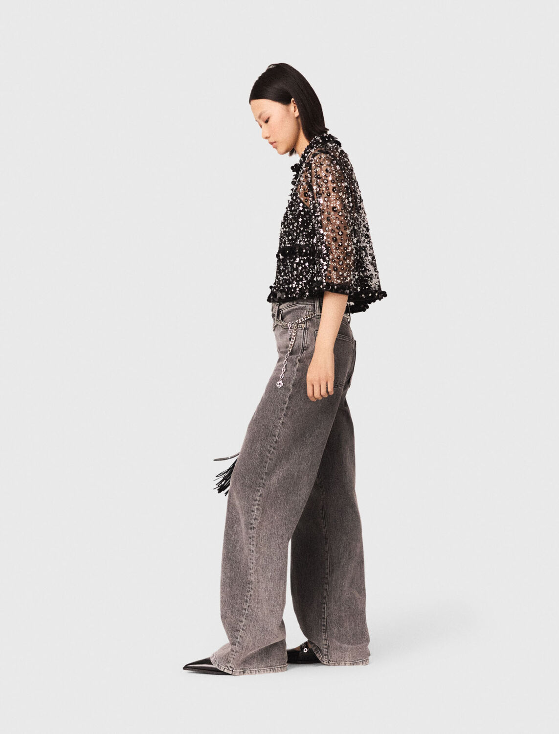 maje : Tops 顏色 黑色/BLACK