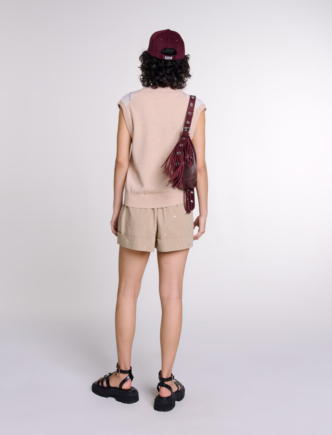 Sleeveless wool blend jumper - Fall-Winter Collection - MAJE