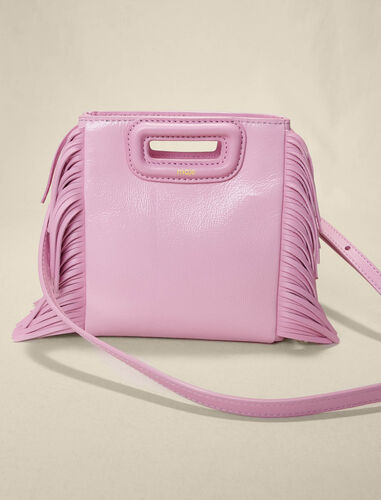 Pink leather mini M bag : Bags color Pink