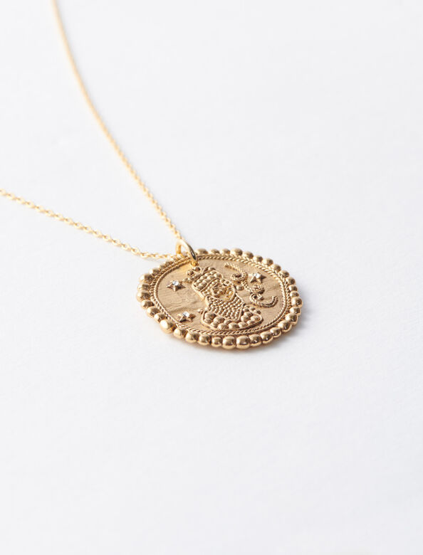 Virgo zodiac sign necklace : Other Accessories color 