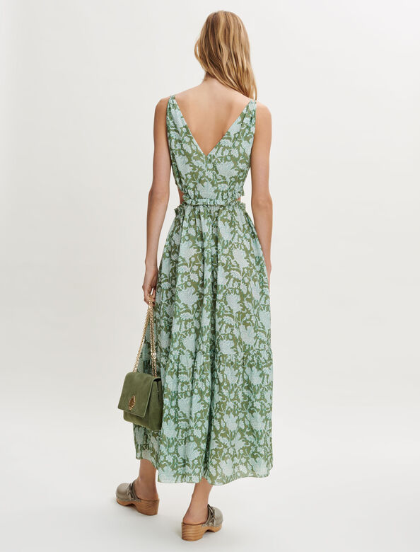 Printed cotton dress : Dresses color 