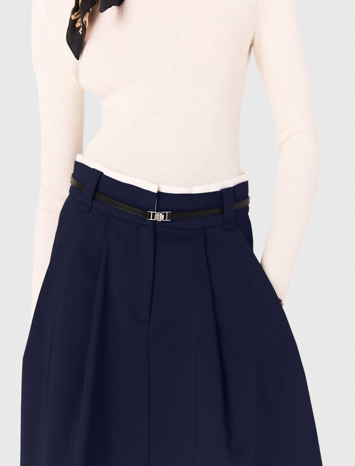 maje : Skirts & Shorts 顏色 深蓝色/NAVY