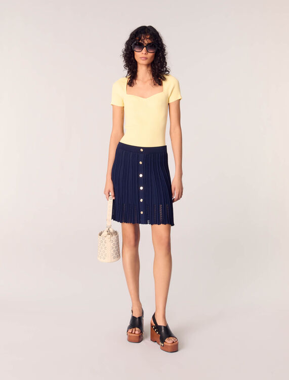 maje : Skirts & Shorts 顏色 深蓝色/NAVY