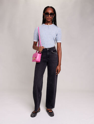 maje : Trousers & Jeans 顏色 黑色/BLACK