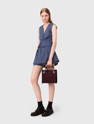 Diamanté tailored jacket : Tops color Blue