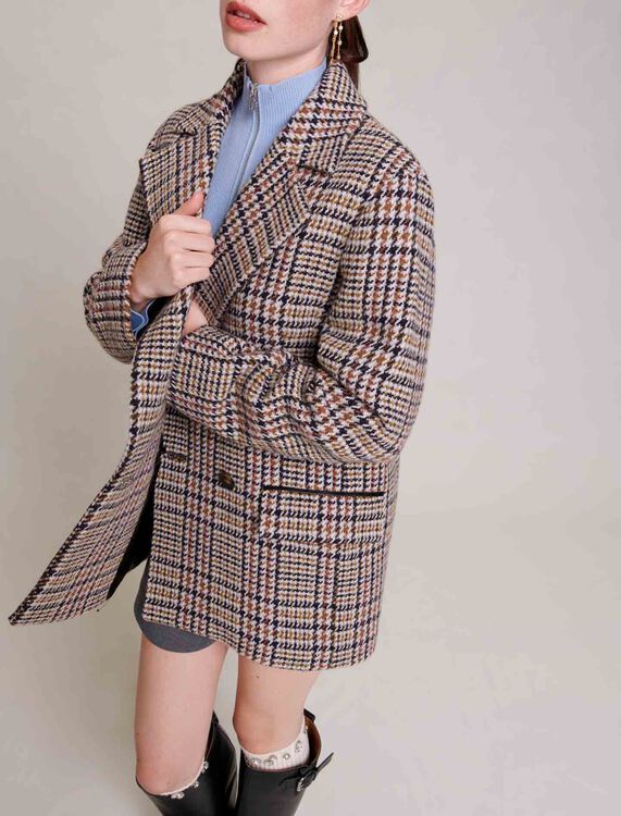 Short checked jacket - Blazers & Jackets - MAJE