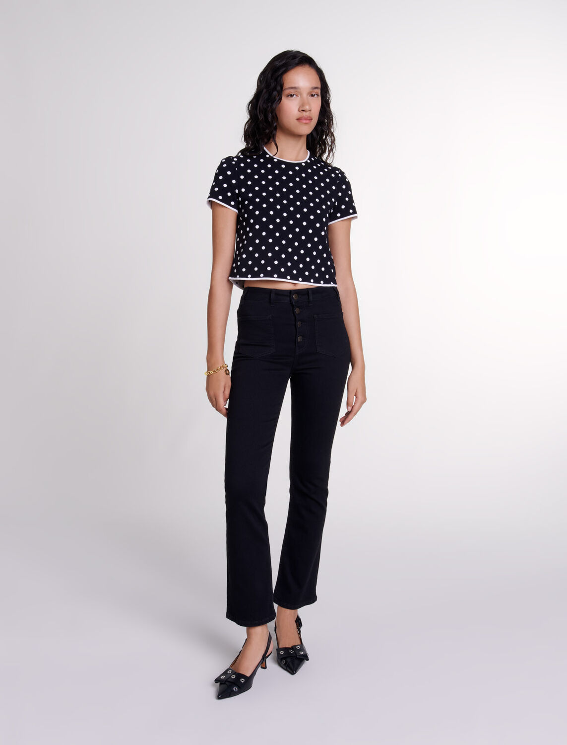 Fancy knit top - Fall-Winter Collection - MAJE