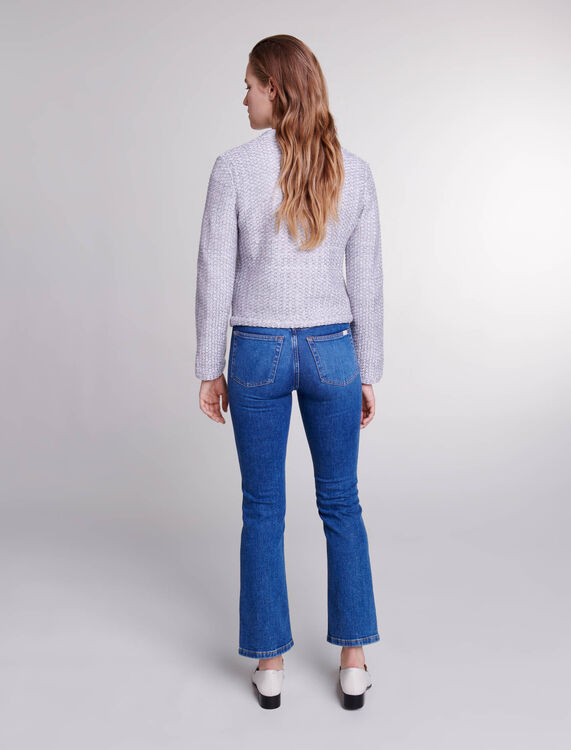 Tweed-look knit cardigan - View All - MAJE