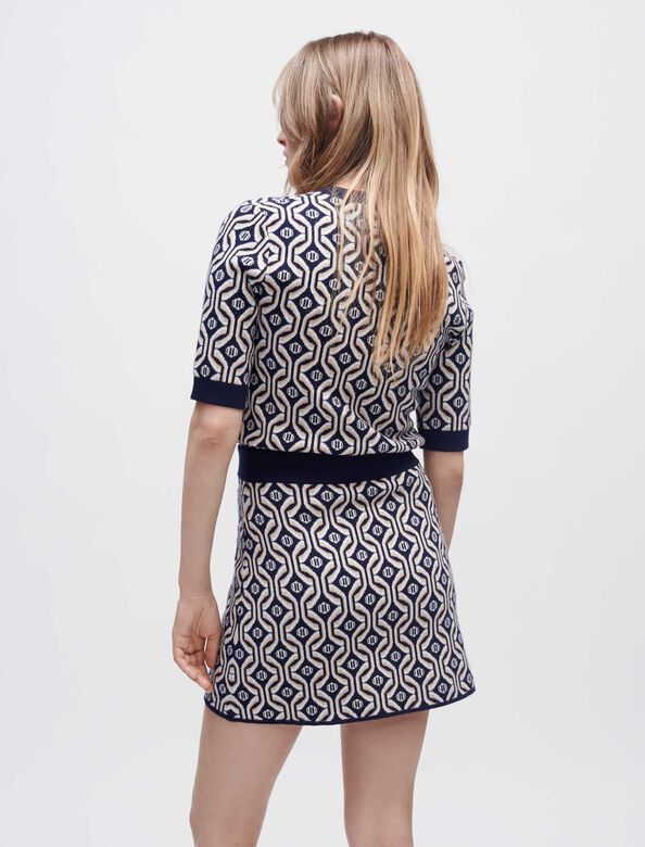 Jacquard knit skirt : Skirts & Shorts color 