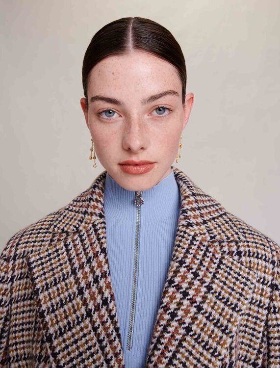 Short checked jacket - Blazers & Jackets - MAJE