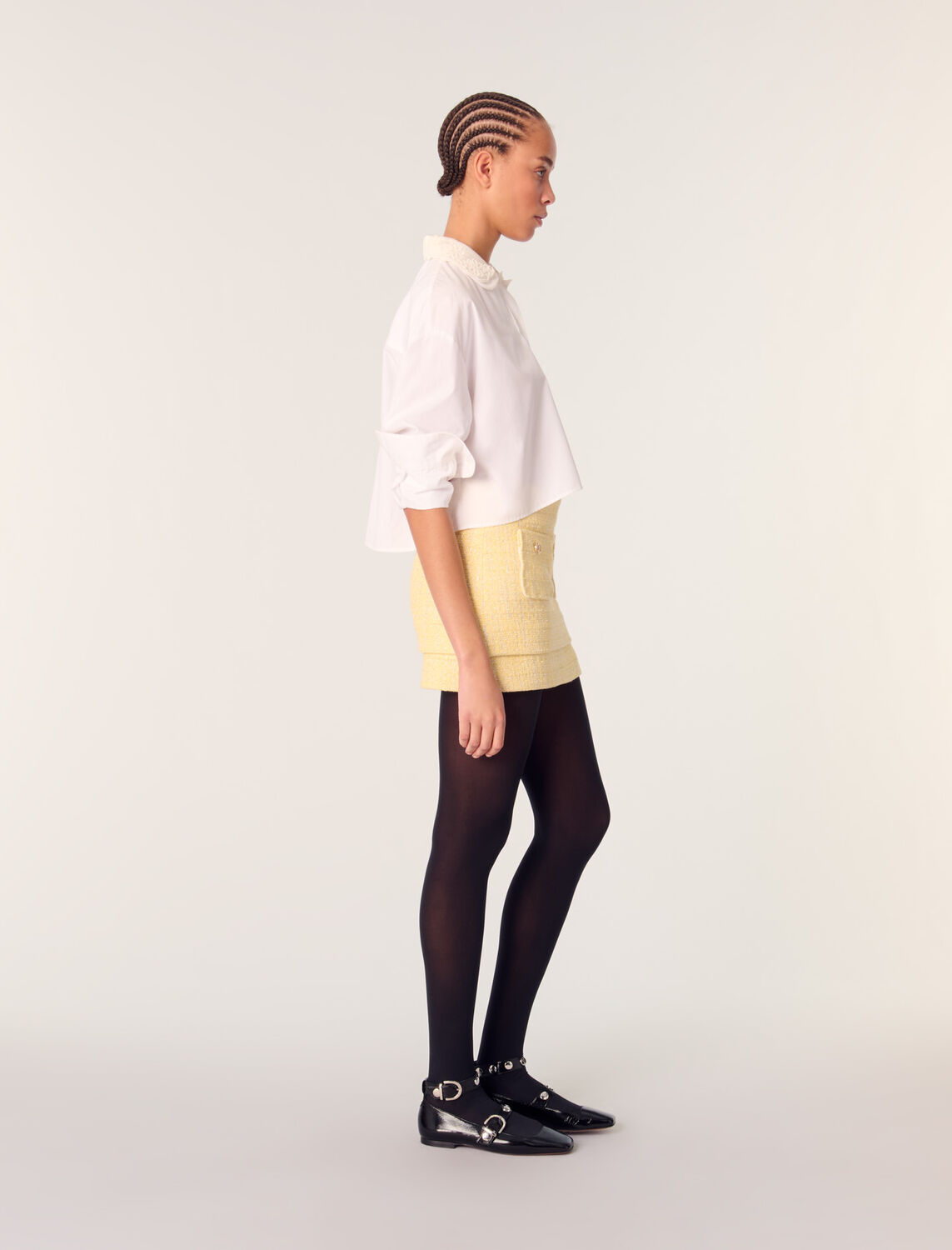 Tweed mini skirt - Skirts & Shorts - MAJE