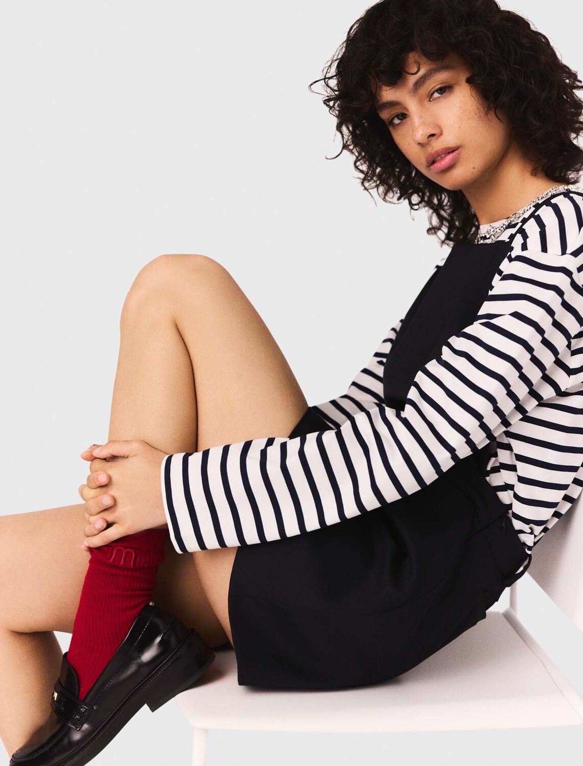 Pinafore strap dress - Dresses - MAJE