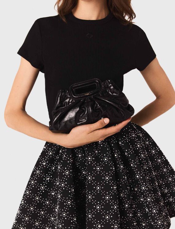 Pearl and rhinestone skater skirt - Skirts & Shorts - MAJE