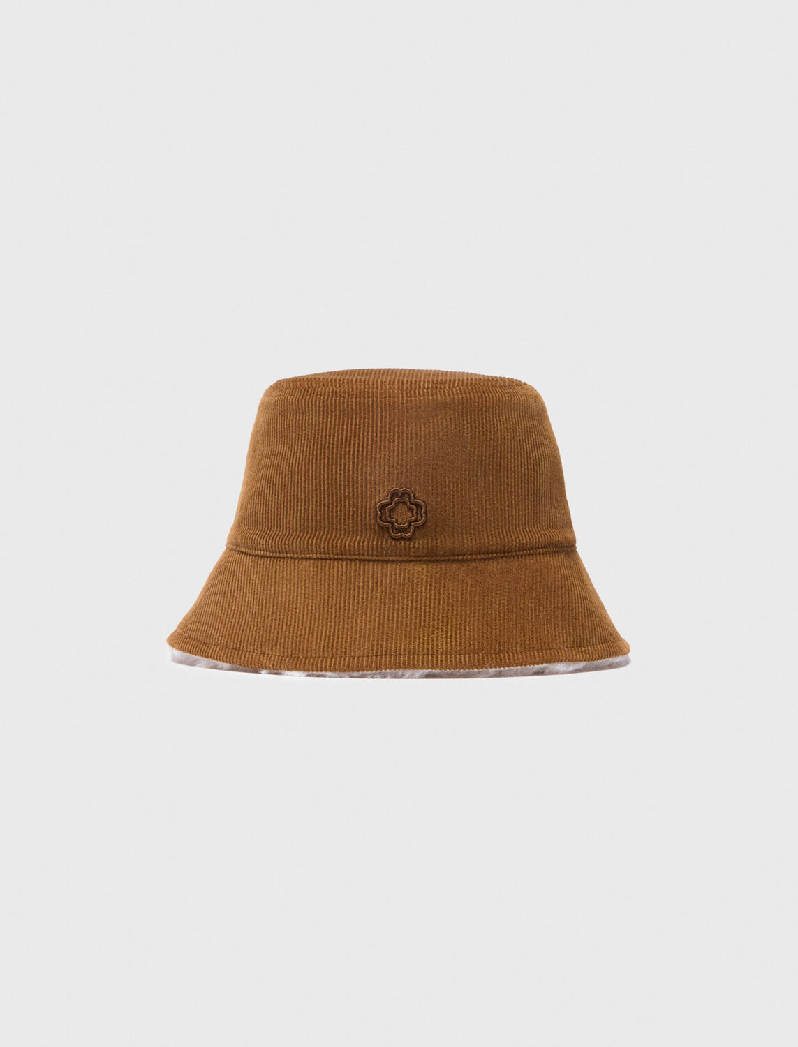 Reversible corduroy bucket hat -  - MAJE