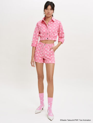 联名印花夹克 : Coats & Jackets 顏色 粉色/PINK