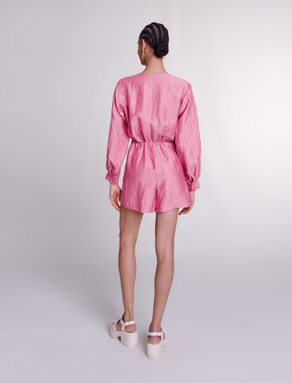 Linen playsuit - View All - MAJE
