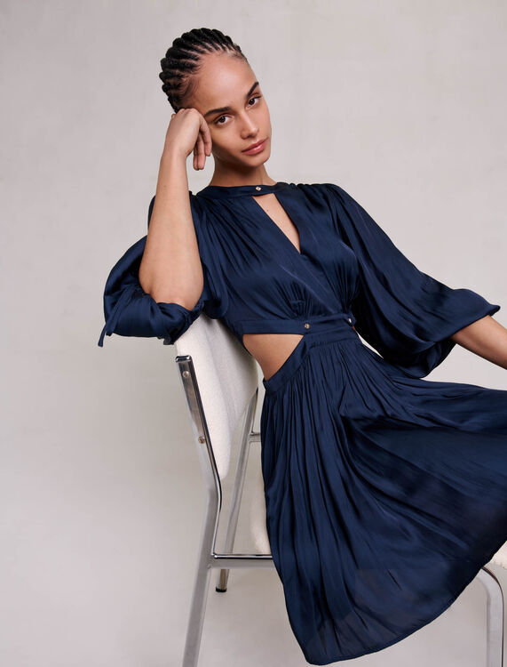 Short satin dress - 30% Off - MAJE