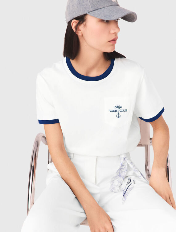 Layered-look T-shirt - T-Shirts - MAJE