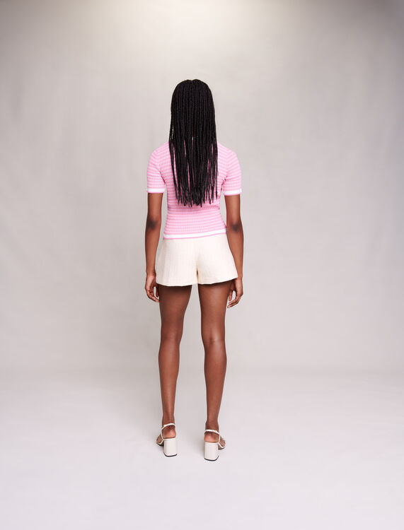 Short-sleeved jumper - Sweaters & Cardigans - MAJE