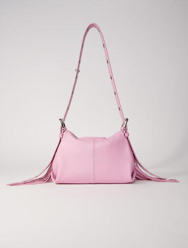Smooth leather mini Miss M bag : M Bag color Pink
