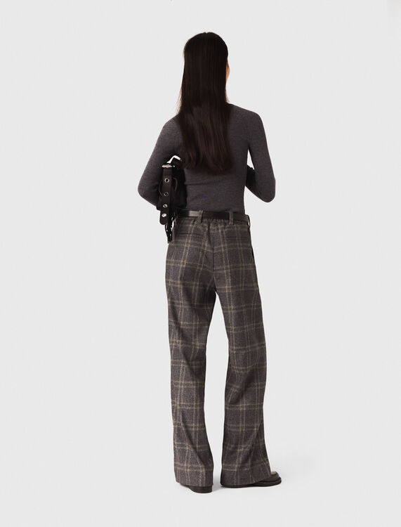 Checked suit trousers - View All - MAJE