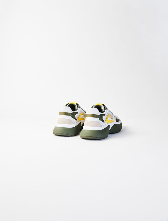 W20 two-tone trainers - Shoes - MAJE
