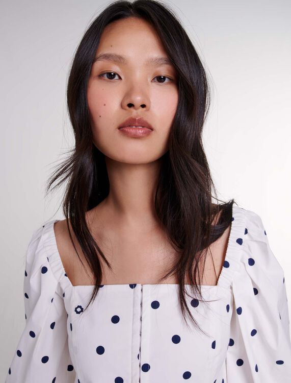 Puff-sleeved top - Fall-Winter Collection - MAJE