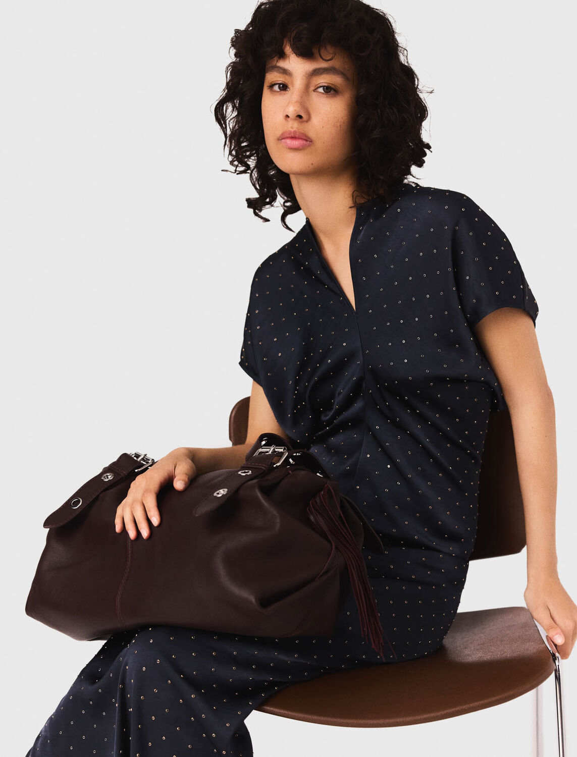 maje : Dresses color Navy