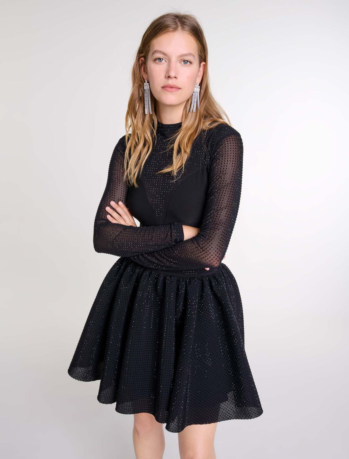 Short full rhinestone skirt : Fall-Winter Collection color 